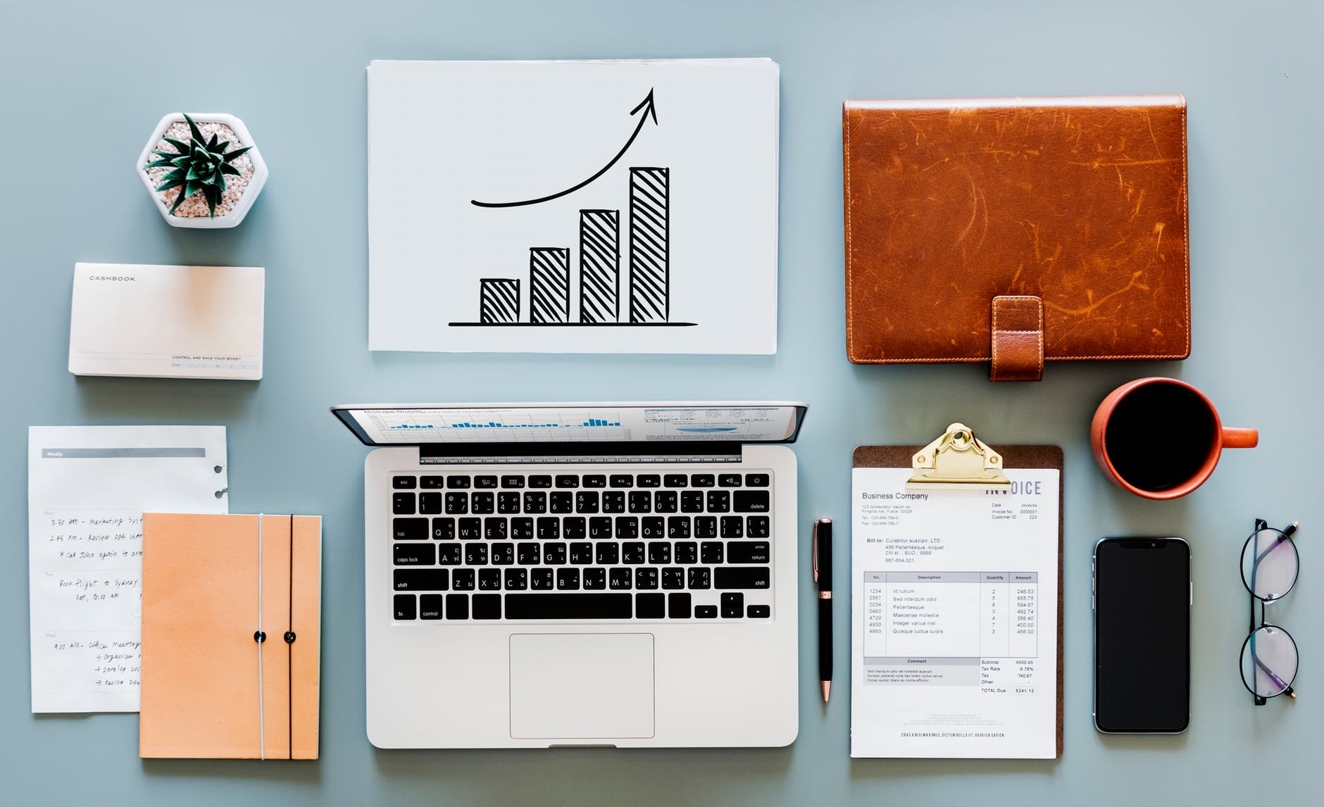 desk items showing improved metrics